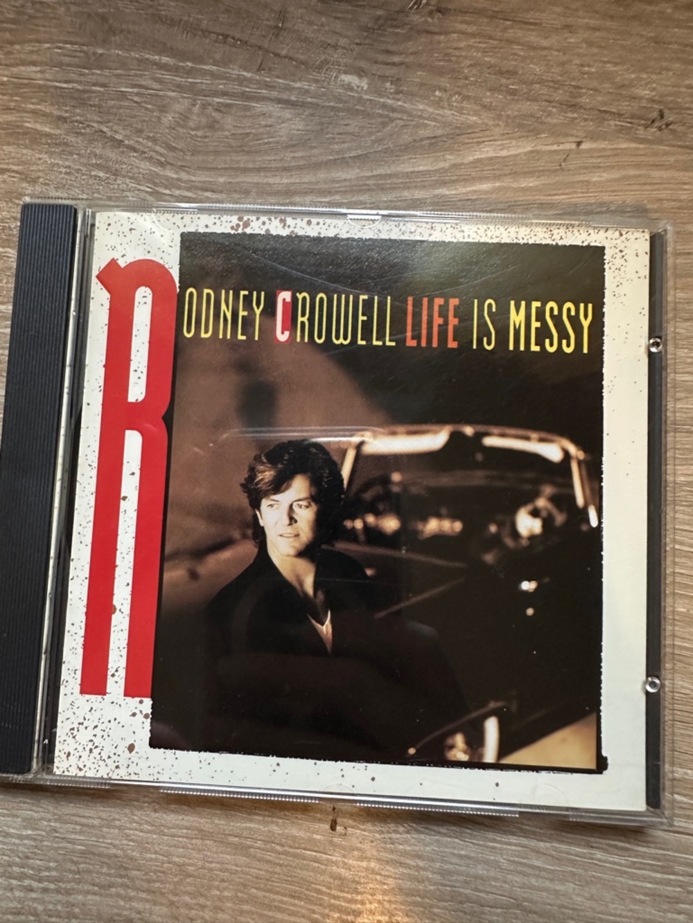 Rodney Crowell "Life Is Messy" CD - Black & Cream Cover